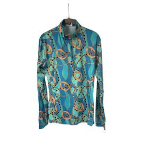 Royal Highness Equestrian Horse Show Sun Shirt Womens M